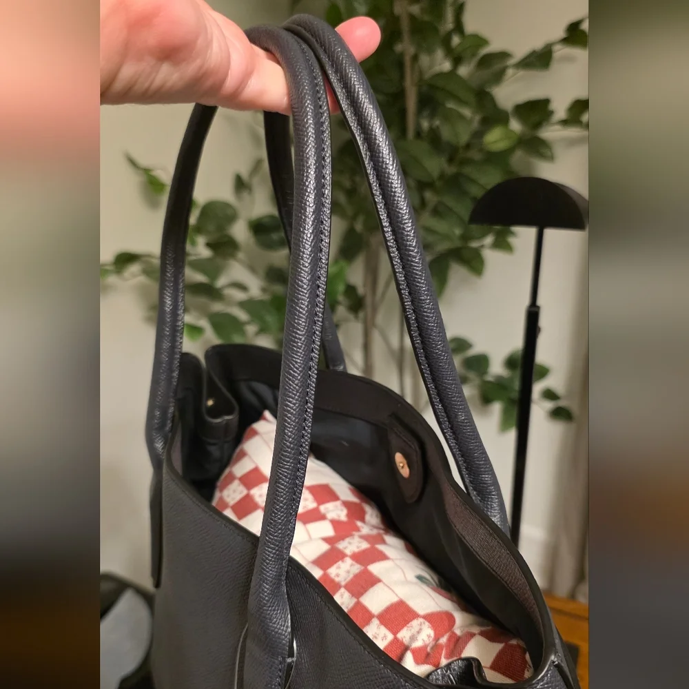 Coach NWT Bailey Carryall in Navy Saffiano Leather